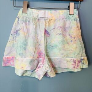 Victoria’s Secret Abstract Watercolor Pajama Shorts Multicolor. NWT. Size XS